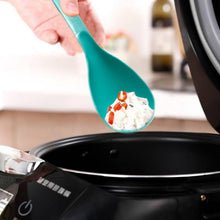 Durable plastic spoon.