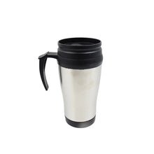Stainless Steel Vacuum Glass Insulated Glass Coffee Cups, Tumbler (With Lid & Handle / 1 pc)
