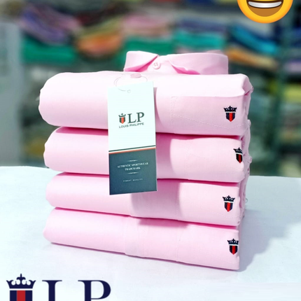 Men Pink Shirts (Pack of 1, S)