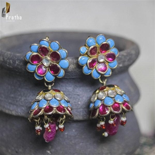 Pacchi Work Jhumka
