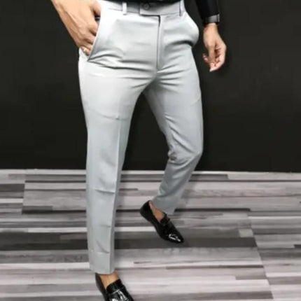 Premium Waist Adjustable Lycra Men's Trouser (Pack of 2)