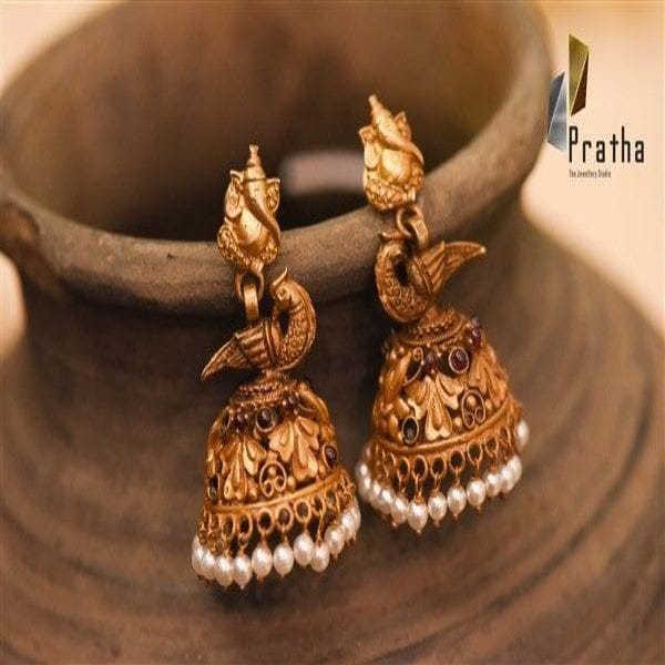 Temple Jhumkas
