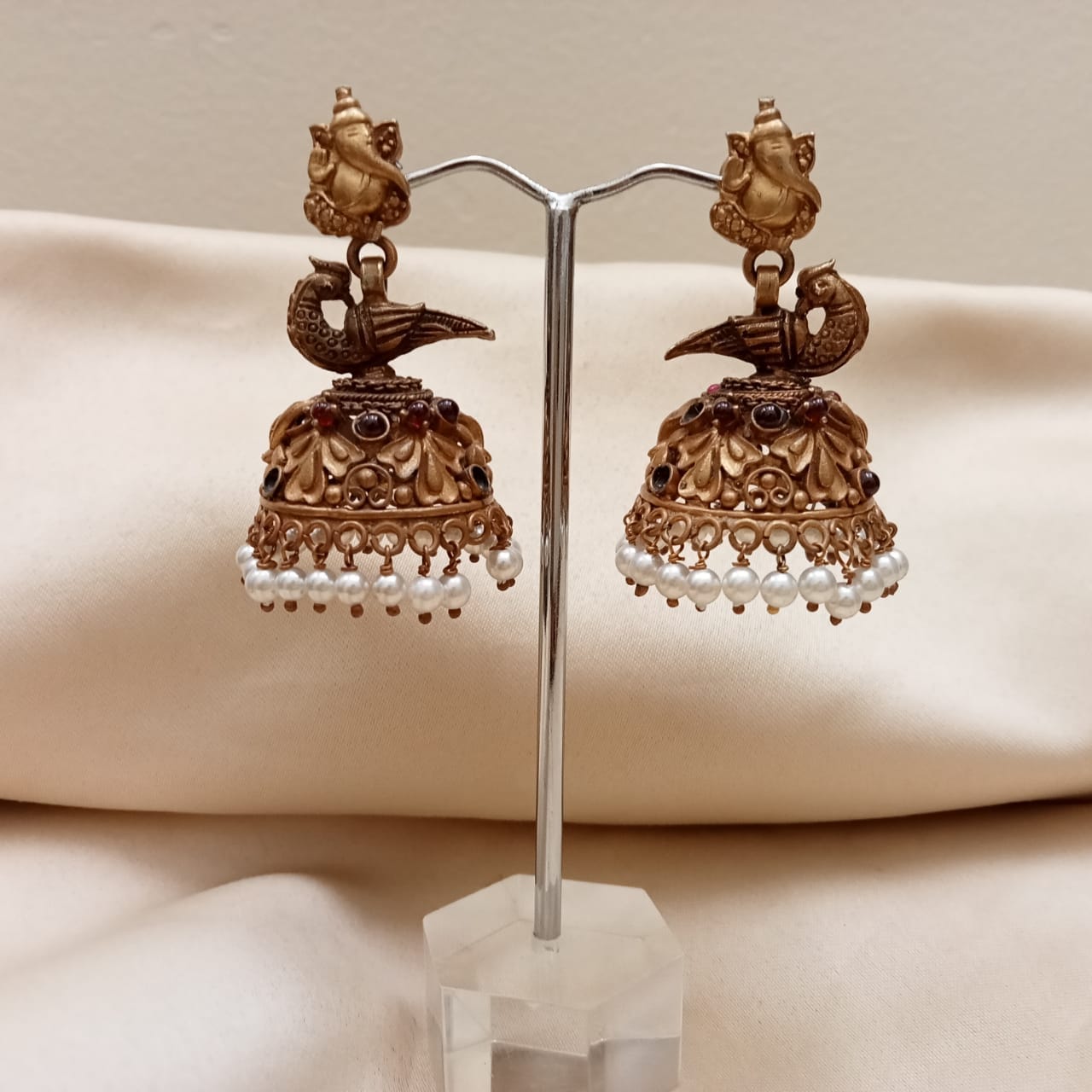 Temple Jhumkas