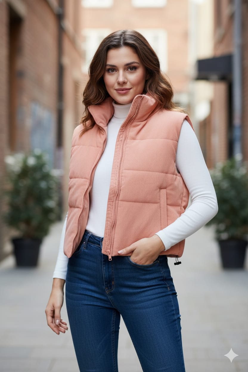 Bellibeeindia Sleeveless cotrized jackets