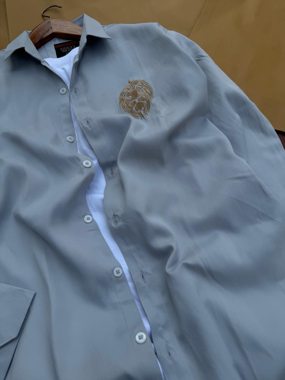 Gucci embroidery shirt