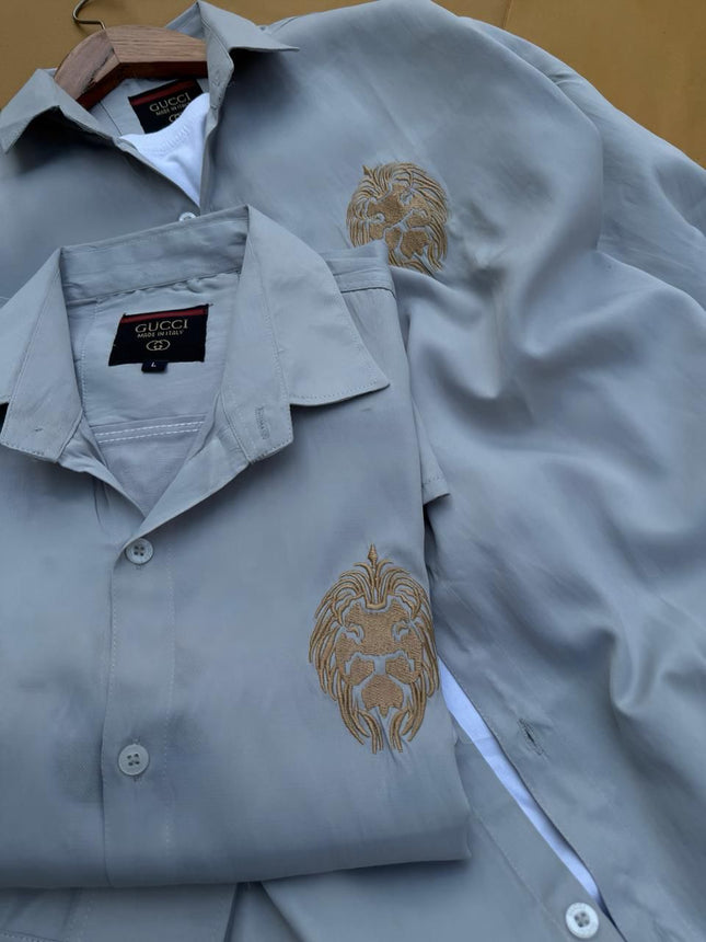 Gucci embroidery shirt