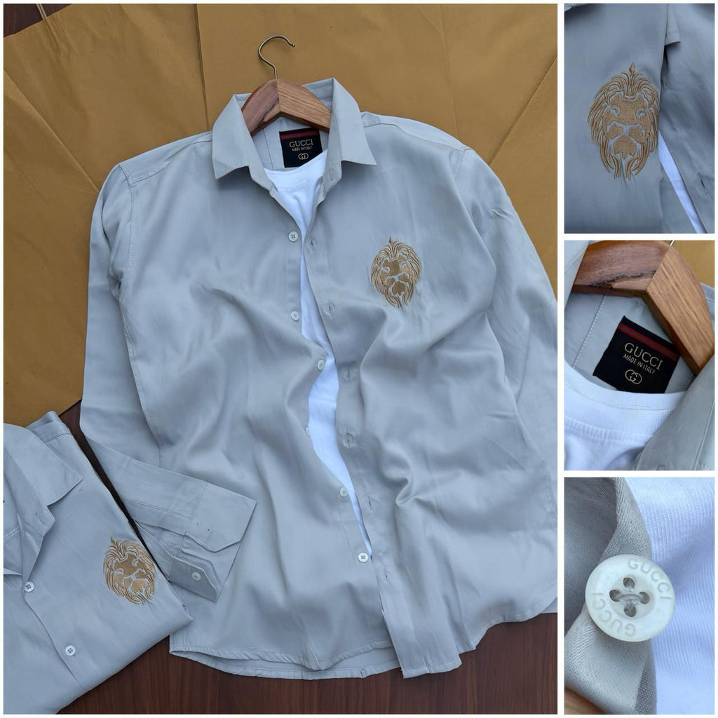 Gucci embroidery shirt