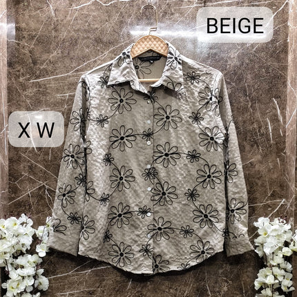 Beautiful embroidery work Shirts