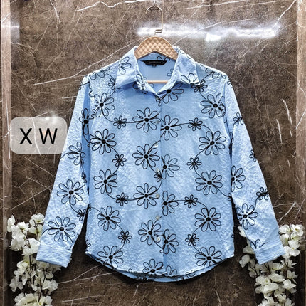 Beautiful embroidery work Shirts