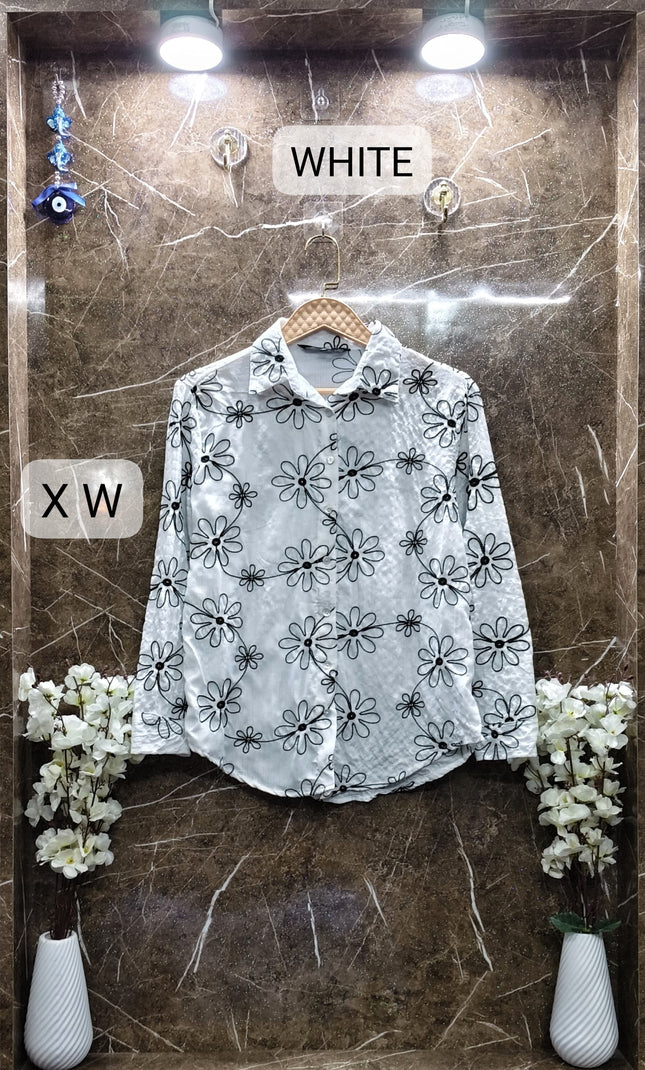 Beautiful embroidery work Shirts