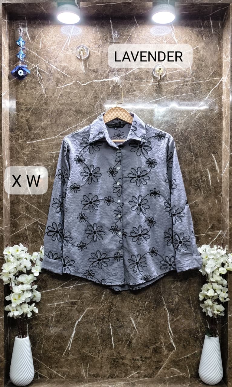 Beautiful embroidery work Shirts