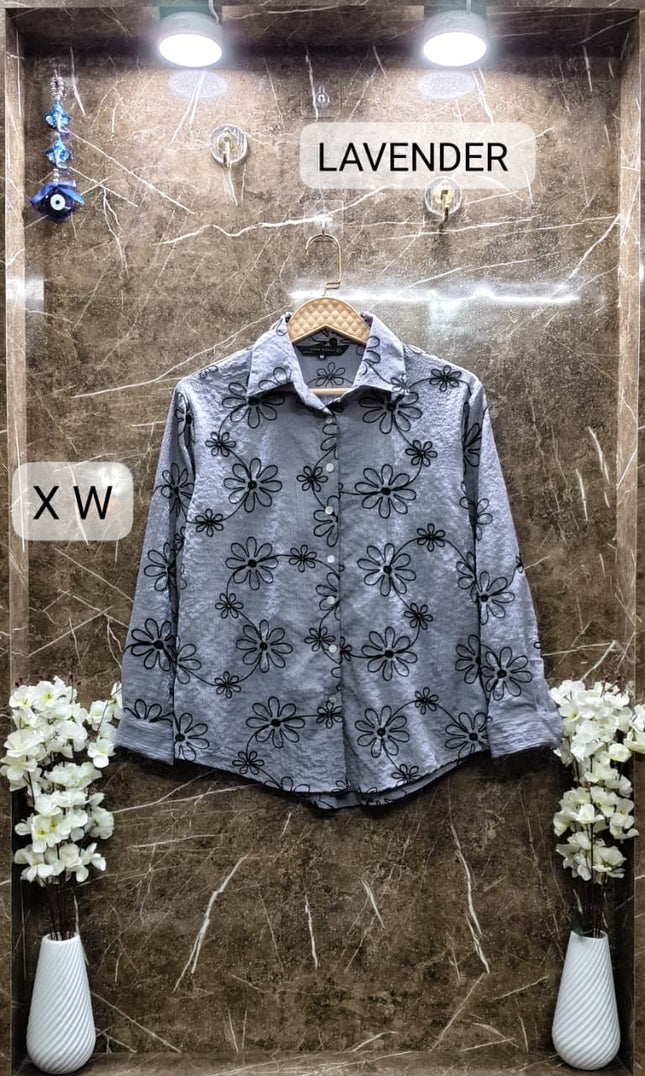 Beautiful embroidery work Shirts