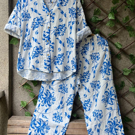 Printed Mul Mul Cord Sets