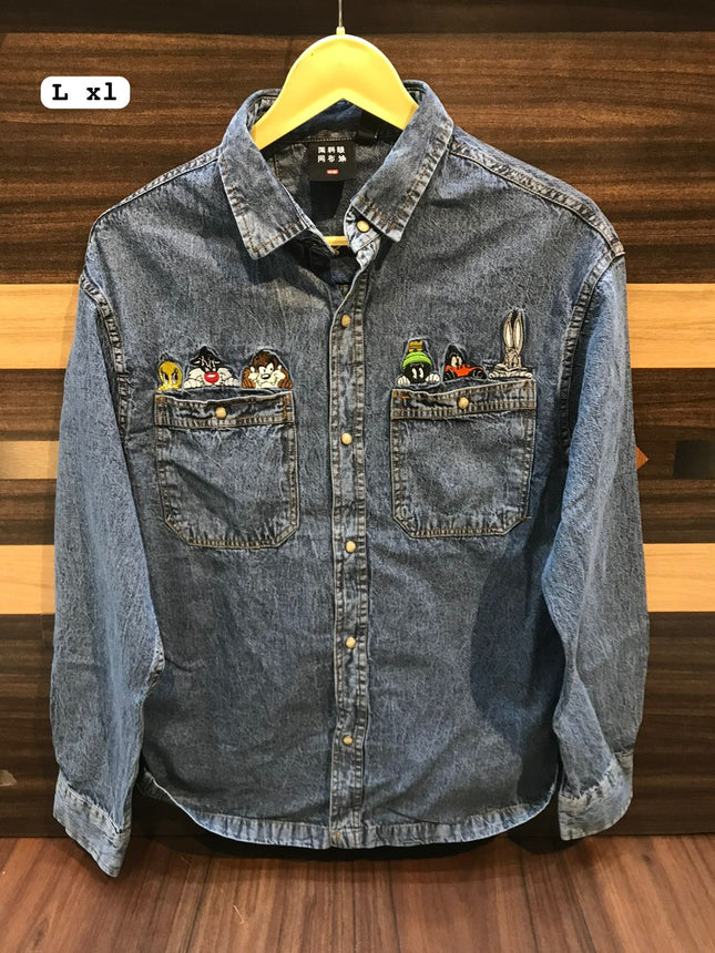 Premium denim shirt