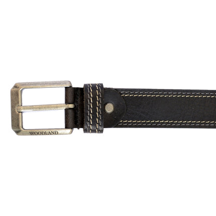 Black Leather Formal Belt