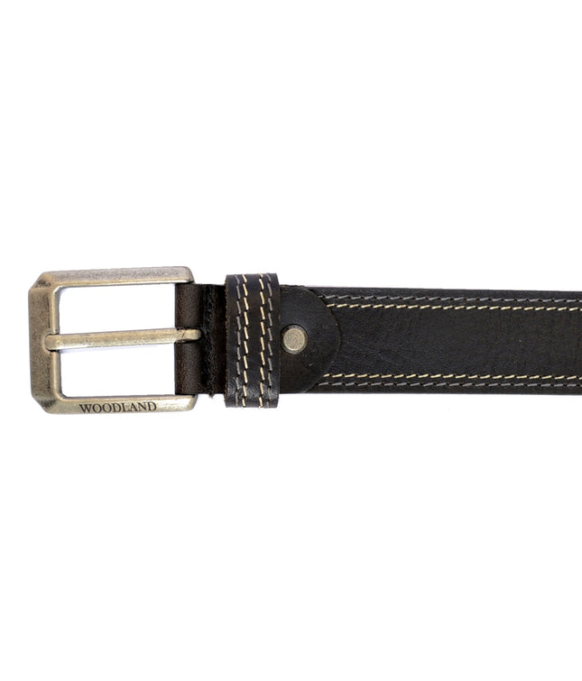 Black Leather Formal Belt