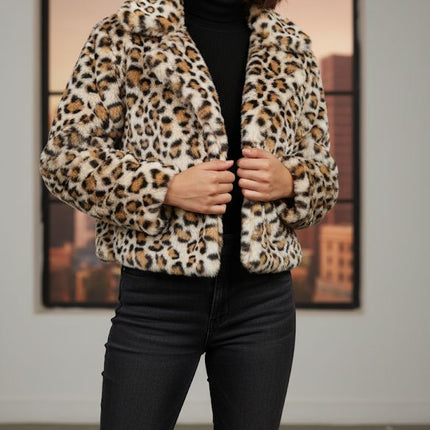 Warm Stylish Furr Coats Imported length 21