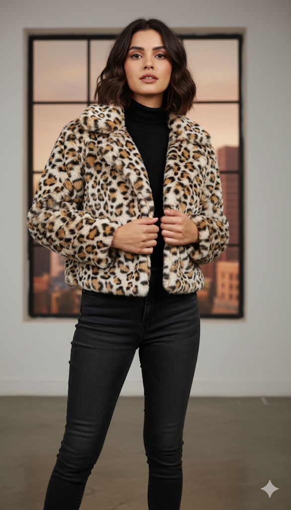 Warm Stylish Furr Coats Imported length 21