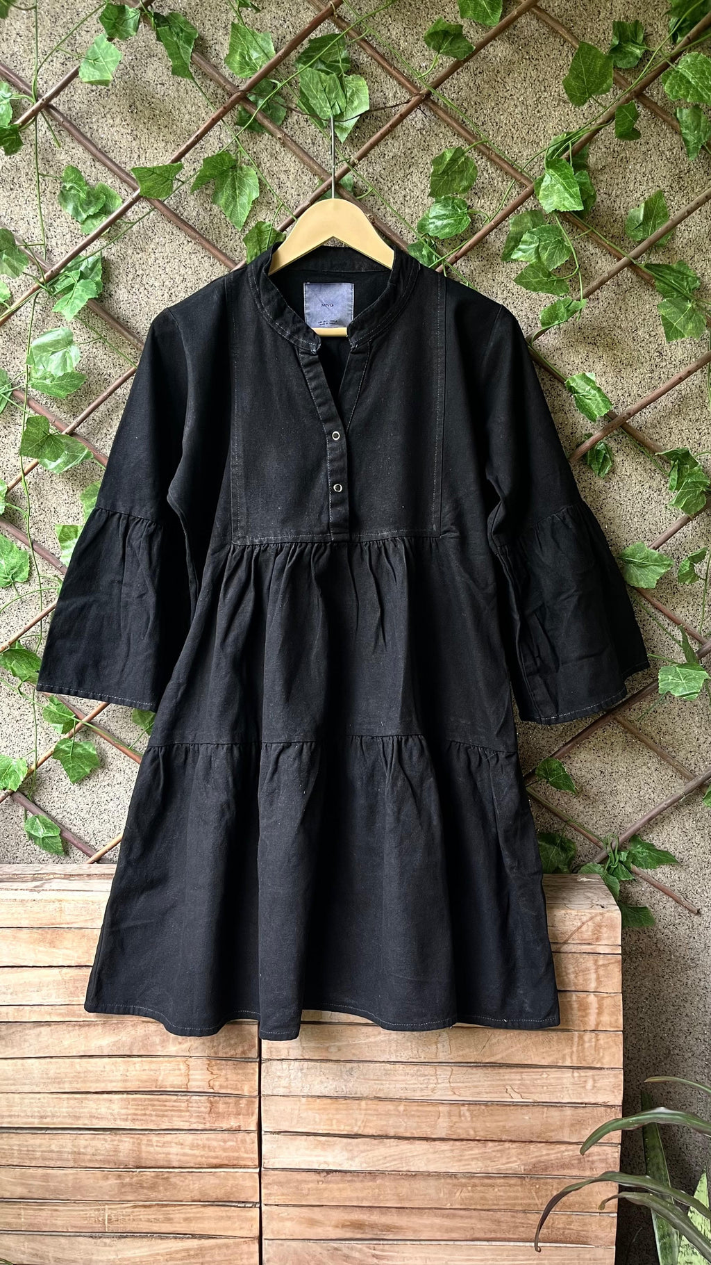 Black Denim Midi🖤