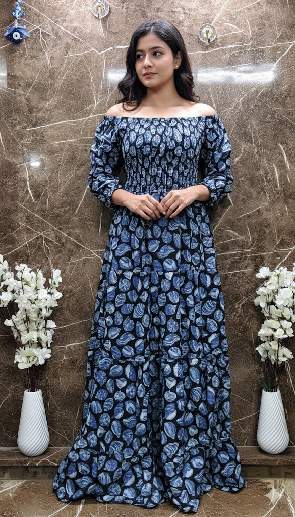 Printed Cotton Long Kurti