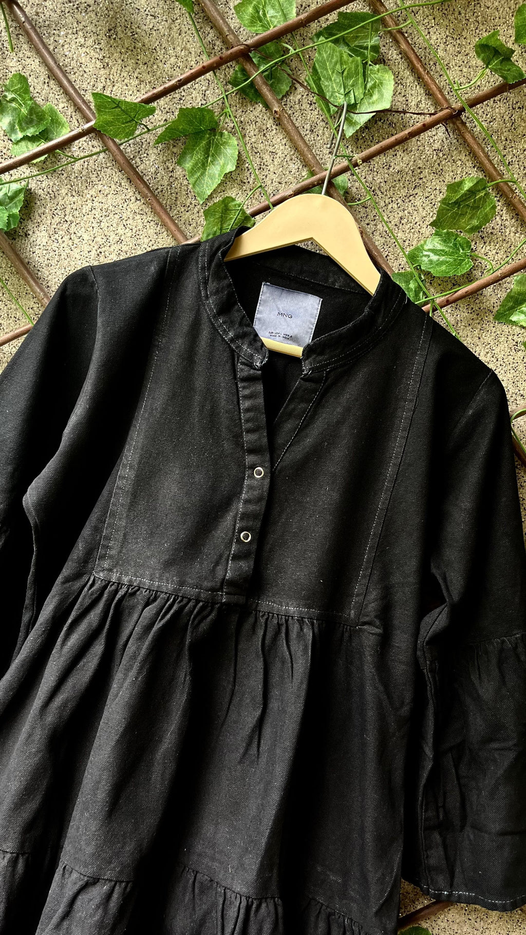 Black Denim Midi🖤